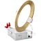 Luxrite 6 Inch Ultra Thin LED Recessed Downlight 5CCT 2700K-5000K 12W 1000LM Dimmable IC Rated Brass Trim LR23761 LR23859-1PK - alternate 1